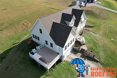 Residential Roofing Installation using GAF Timberline HDZ Barkwood