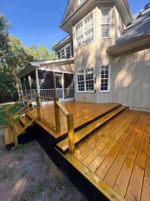 Deck using Wood Sealant