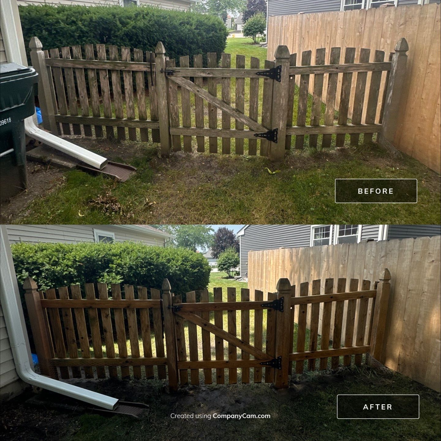 Project in Vernon Hills by Simmons Power & Soft Washing