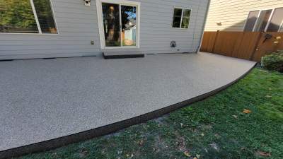 Beautiful Patio in Sistine Chapel and Manhattan Vuba Stone 