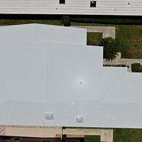 24ga 1" Nail-Strip Regal White  by Total Roofing System The Metal Roof Experts