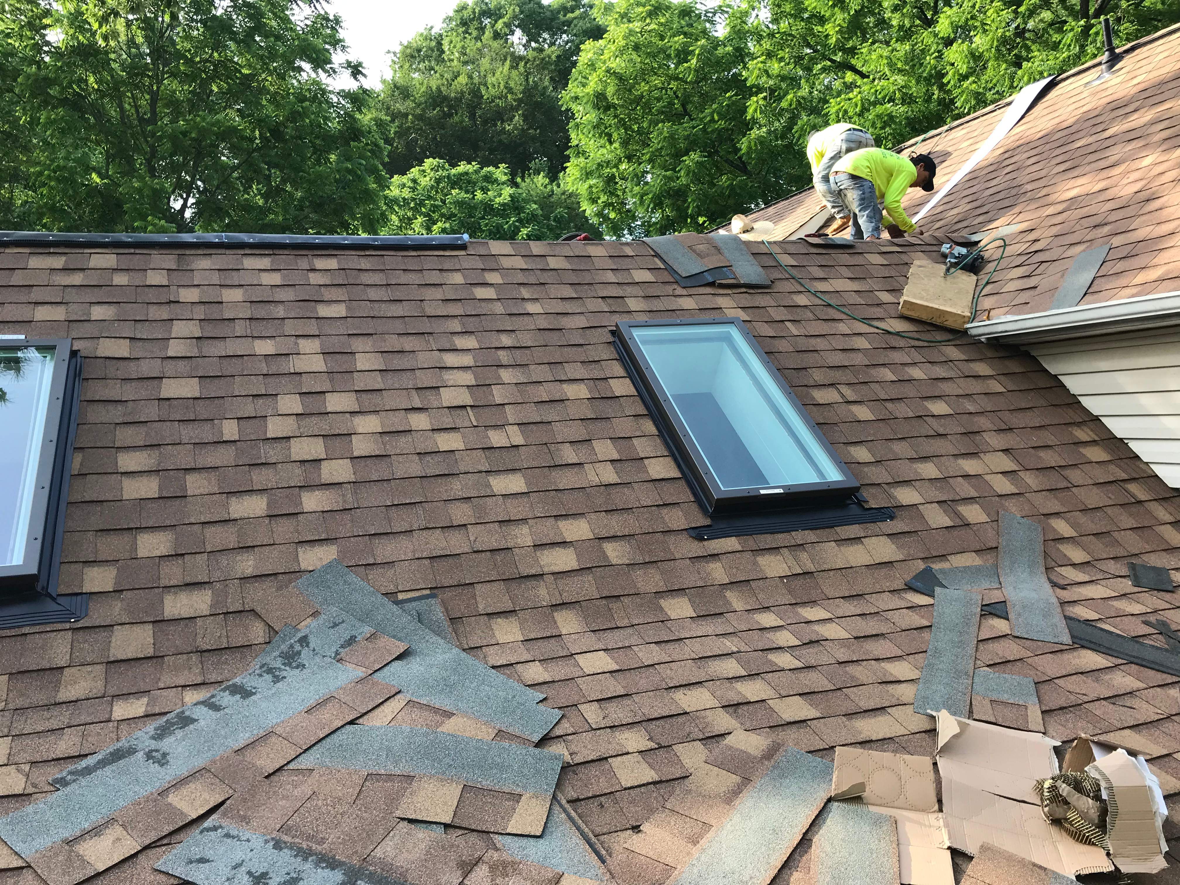 Residential Roofing Installation using Resawn Shake Shingles by Alpha Design Services