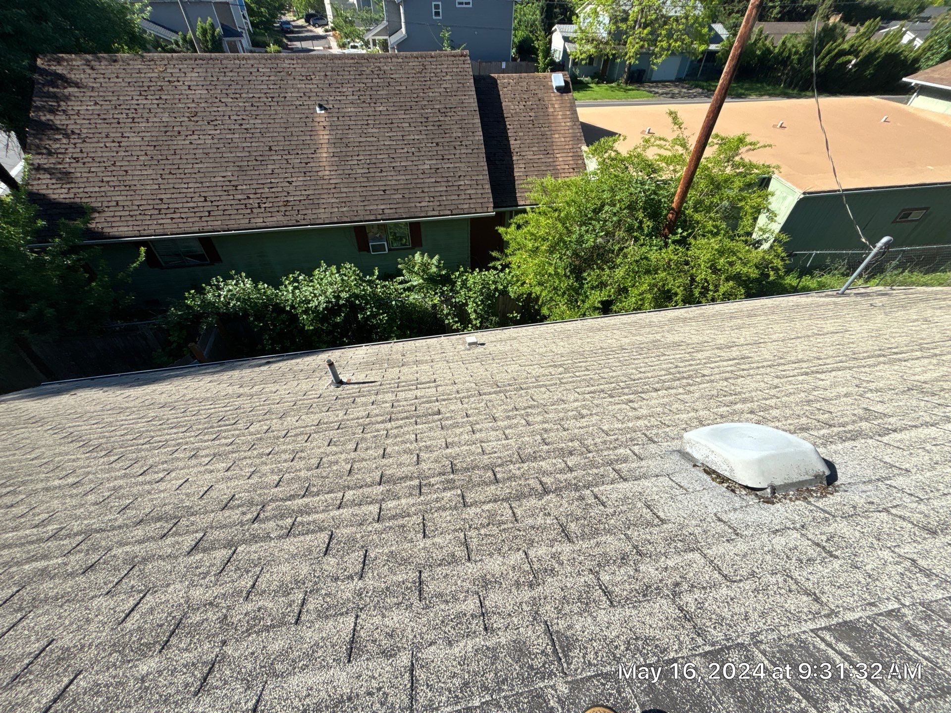 Residential Reroof using Owens Corning Duration Shingles in the color Estate Gray. by BEST Roofing & Waterproofing