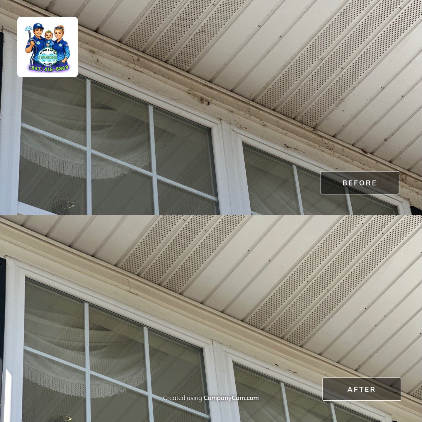 Project in Lindenhurst by Simmons Power & Soft Washing