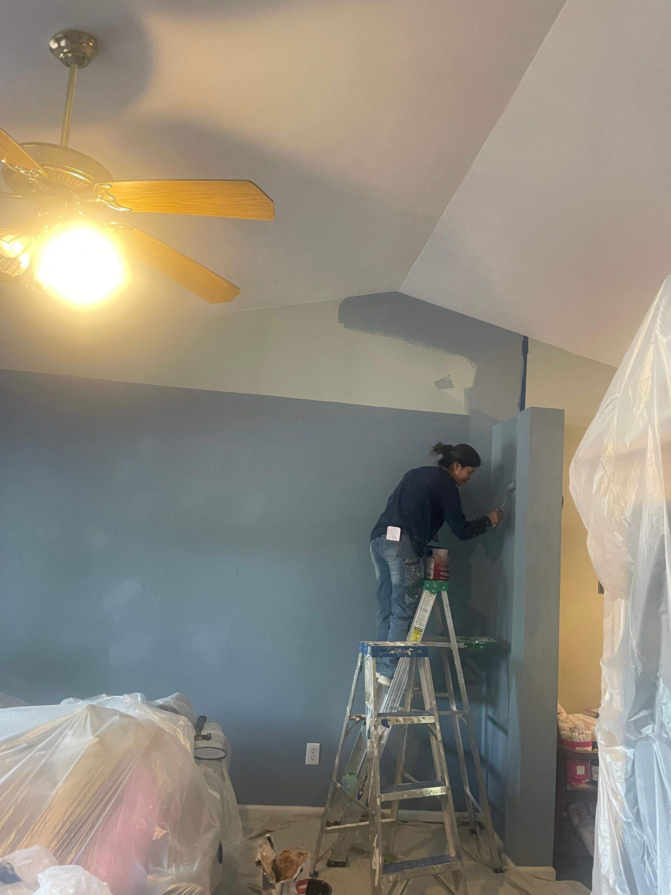 Roof replacement and interior repair by hail and wind damage by Just Brilliant Restoration JBR