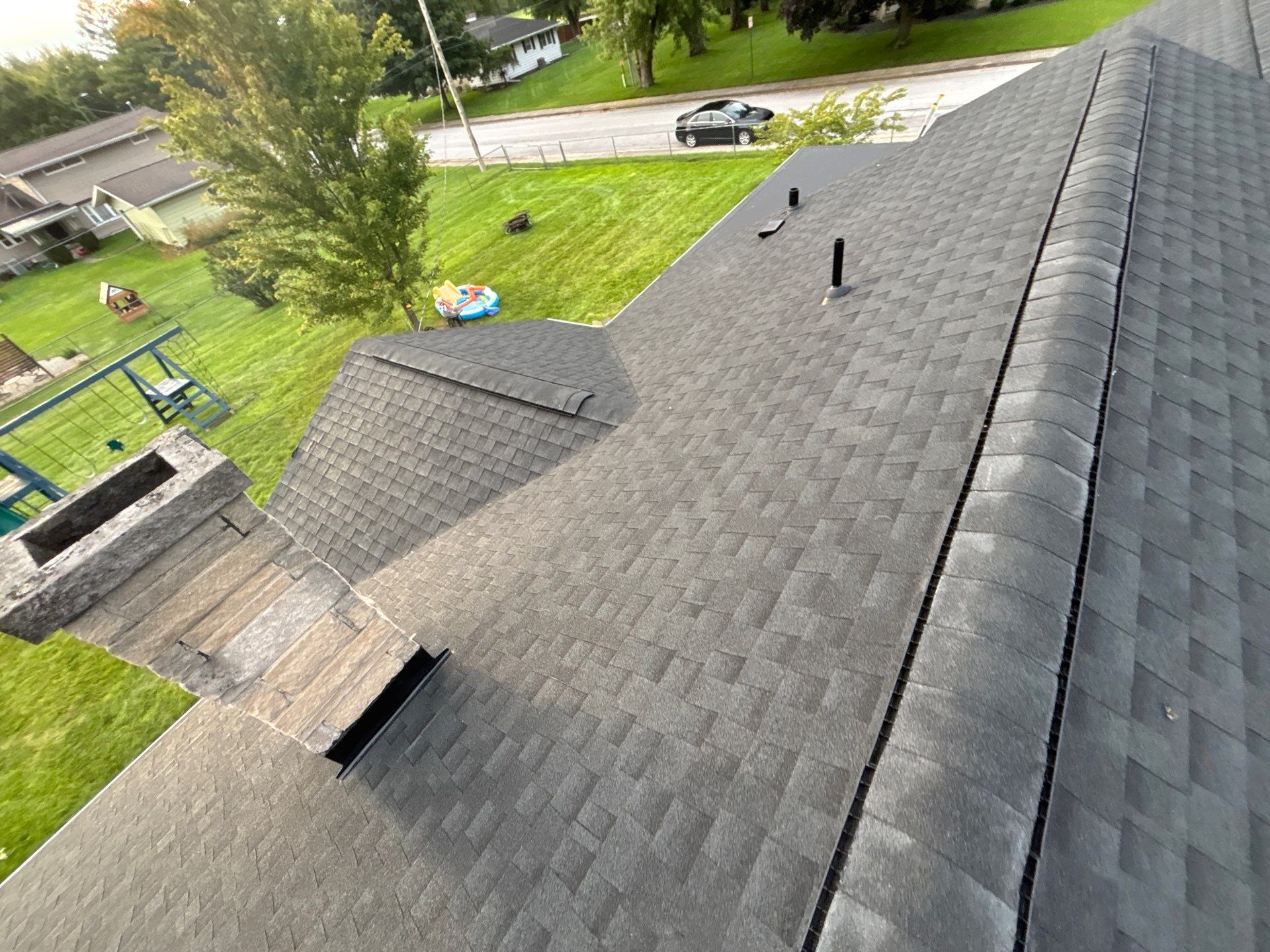 Residential Roofing Installation using GAF Timberline HDZ Pewter Gray by Nitro Roofing and Construction