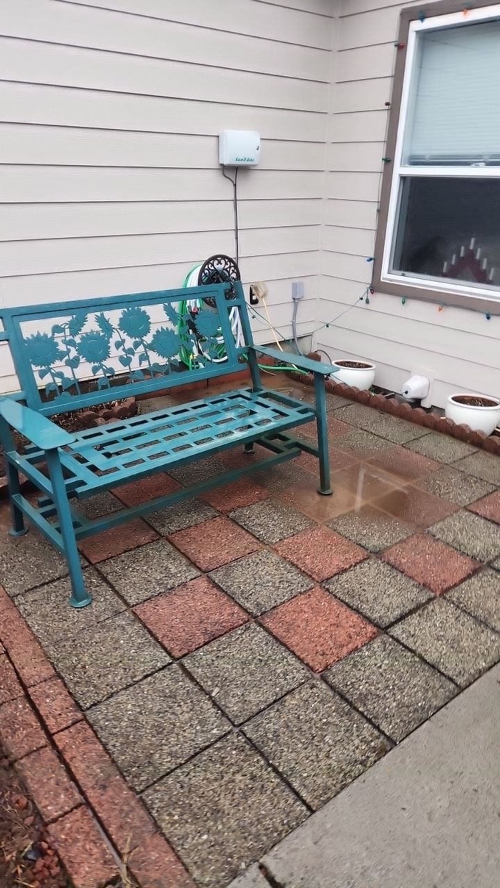 Concrete wash using Biocide by Willamette Outdoor Wash LLC