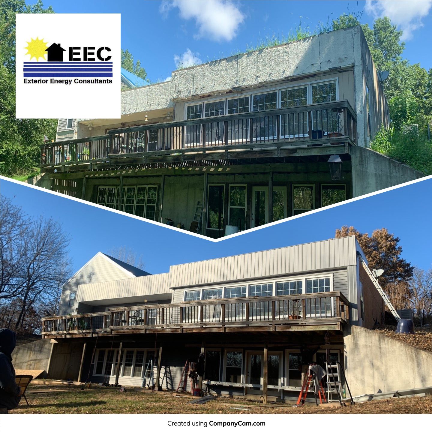 Contemporary house Siding Installation using Mastic Premium Vinyl siding  by EEC  Windows, Siding & Roofing 