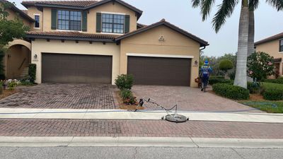 HOA Paver Driveway & Sidewalk Cleaning in Sarasota National, Venice, FL | Sunshine AquaWash
