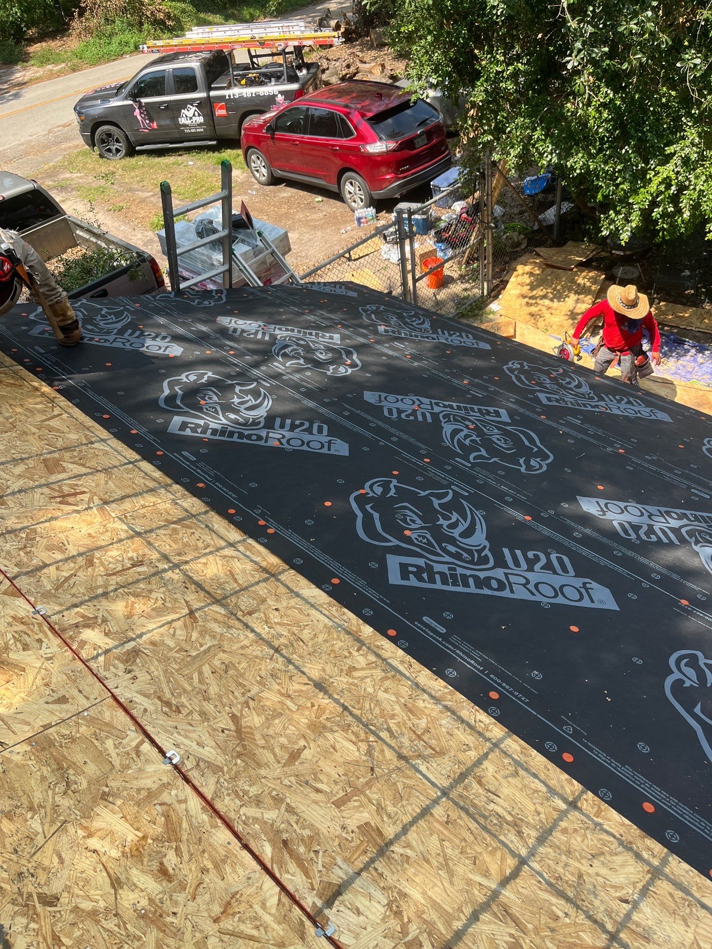 Residential Roofing Installation using Owen's Corning Duration (Lifetime) Shingles by Roof Repair Company