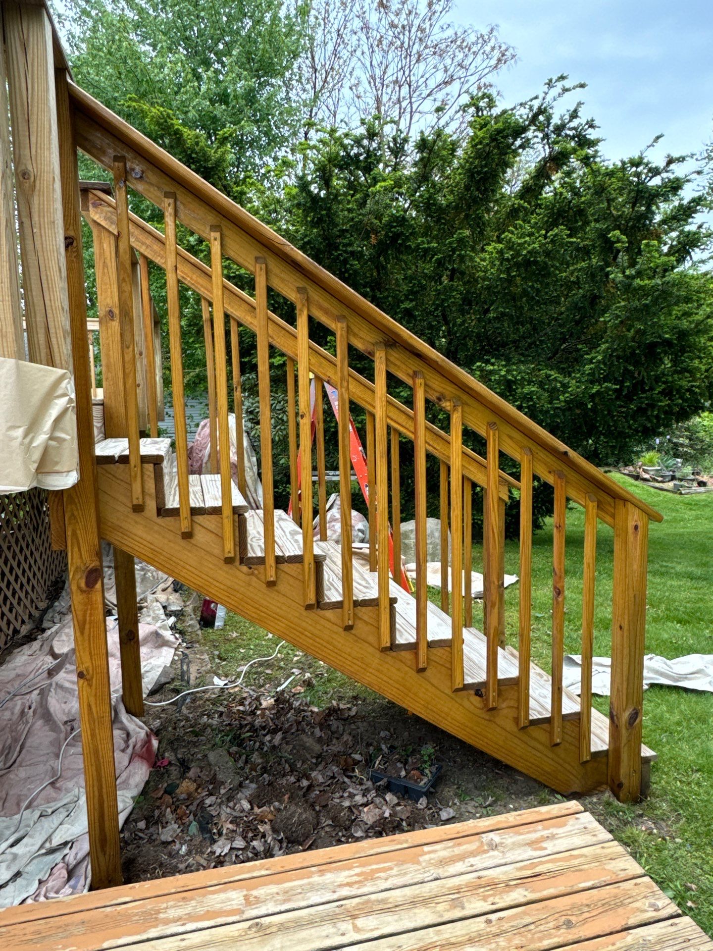 Deck Staining Project Completed in Muskegon, Michigan 49444 by Gordon Painting