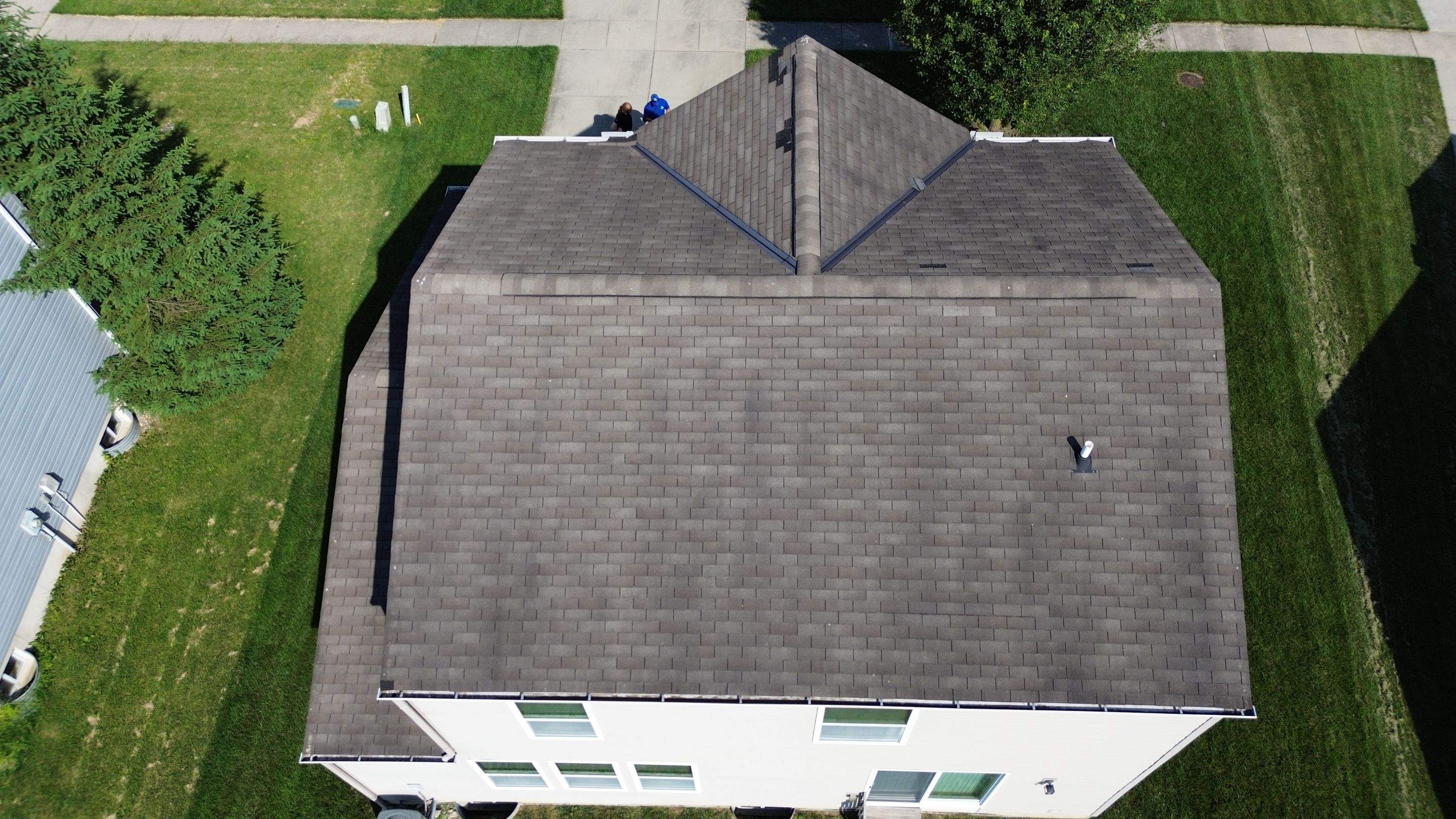 Roof paid for by insurance-Weathered Shadow by Tamlin Roofing
