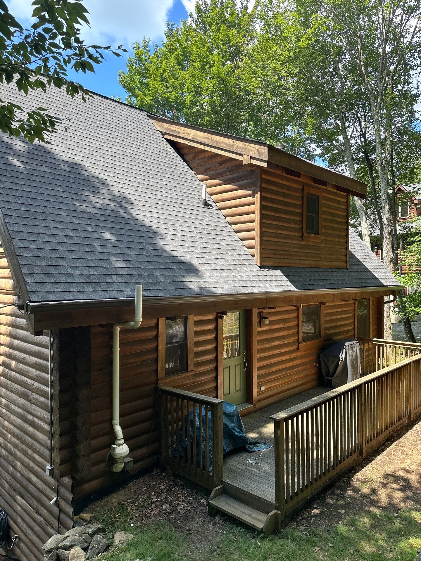 New Roof and 6" Gutters Installed by Peak 2 Peak Services LLC