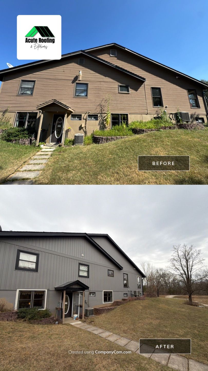 Comprehensive Exterior Renovation and Roof Replacement in Defiance by Acute Roofing And Exteriors