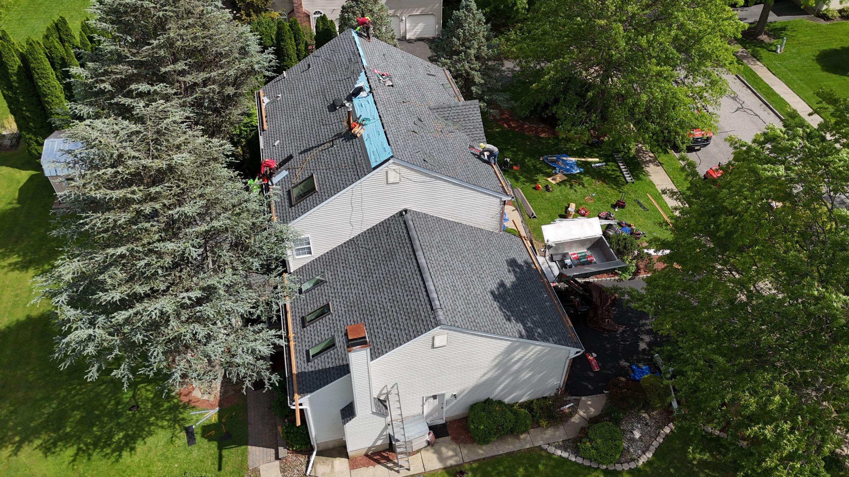 Roof Project in Stewartsville, NJ by All State Home Improvement Inc.