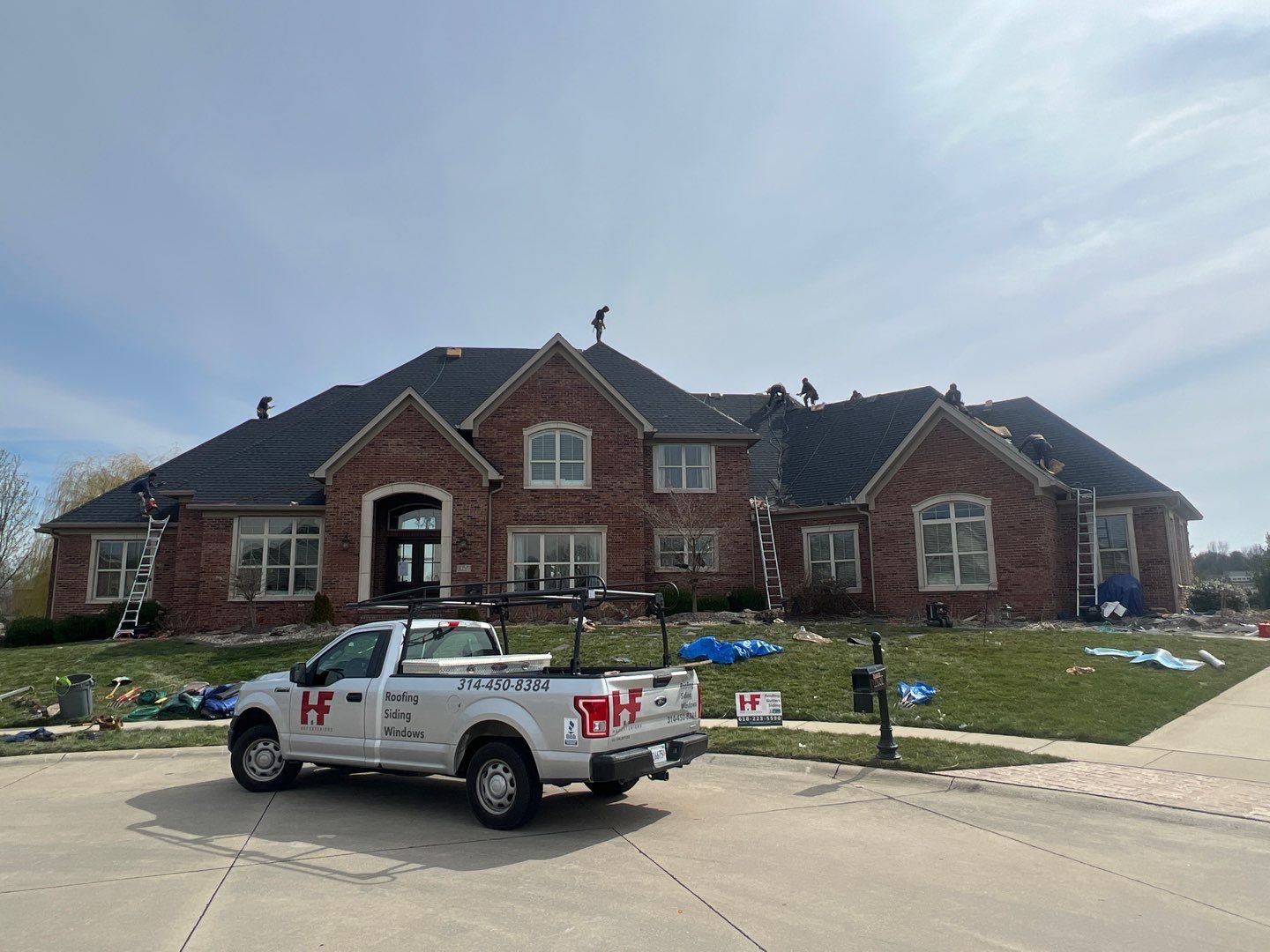 Complete Roof Installation  by H&F Exteriors