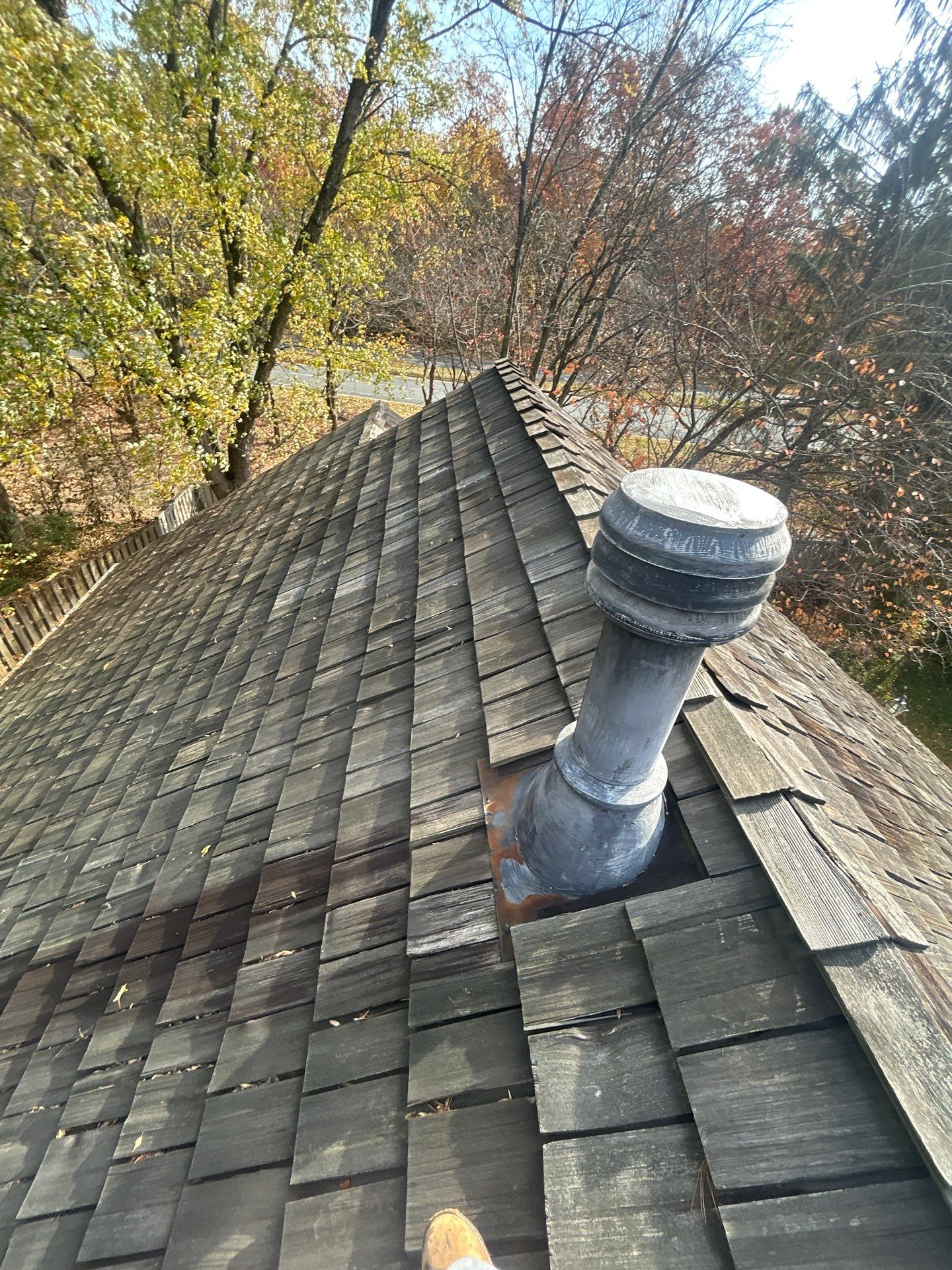 Reston :  Residential Roof Replacement with Brava Synthetic Cedar Shake Class C Natural  by RM Banning, Inc.
