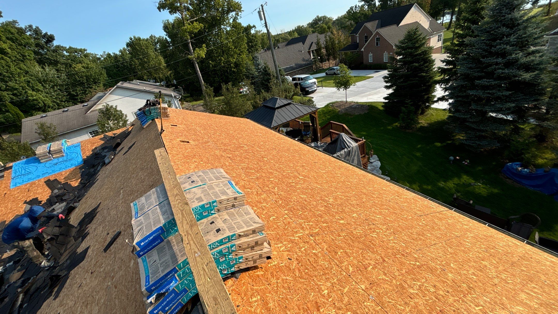 Roof Replacement using CertainTeed Landmark by 180 Contractors
