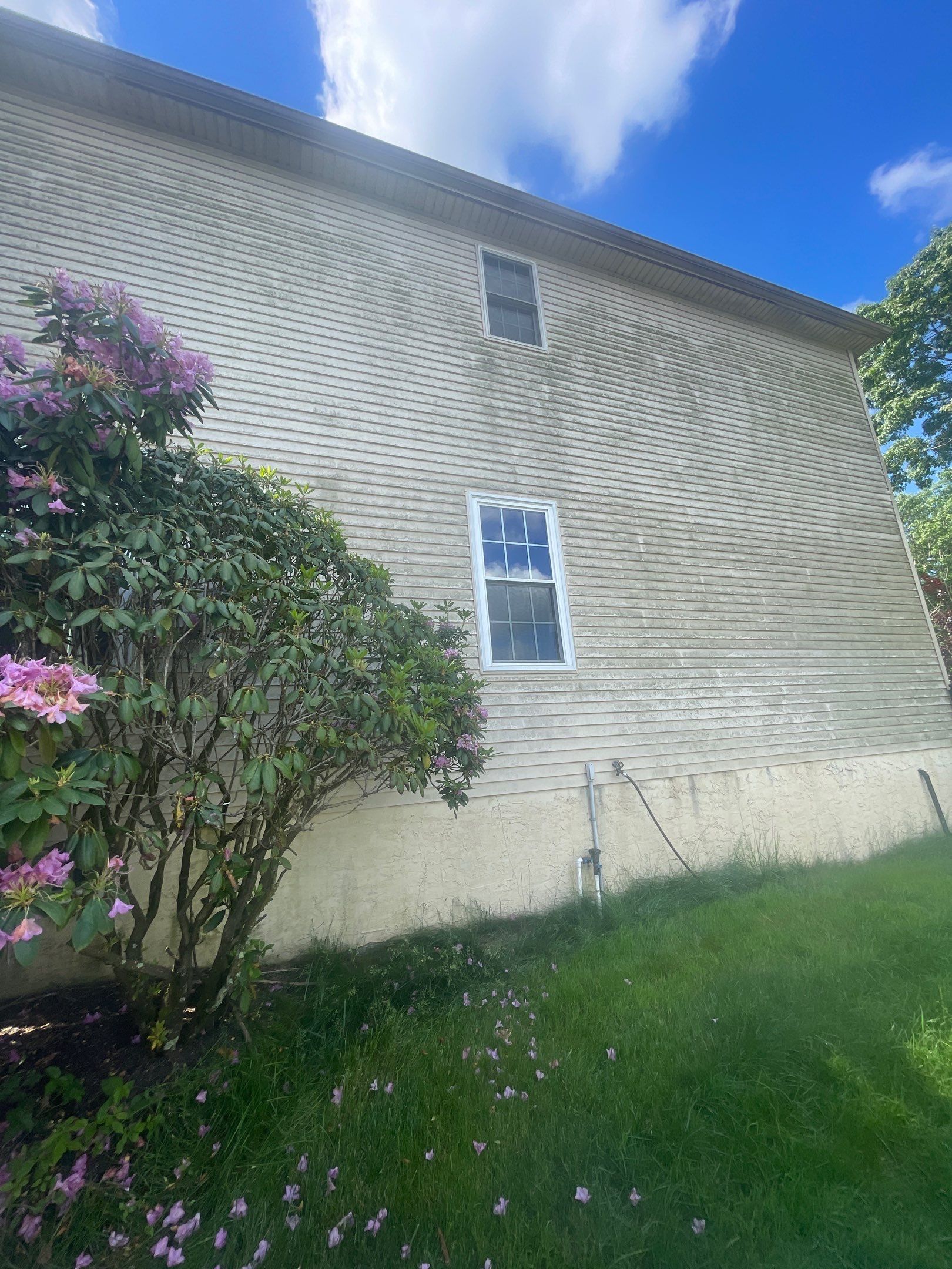 Residential Cleaning using House Wash by SJ Exterior