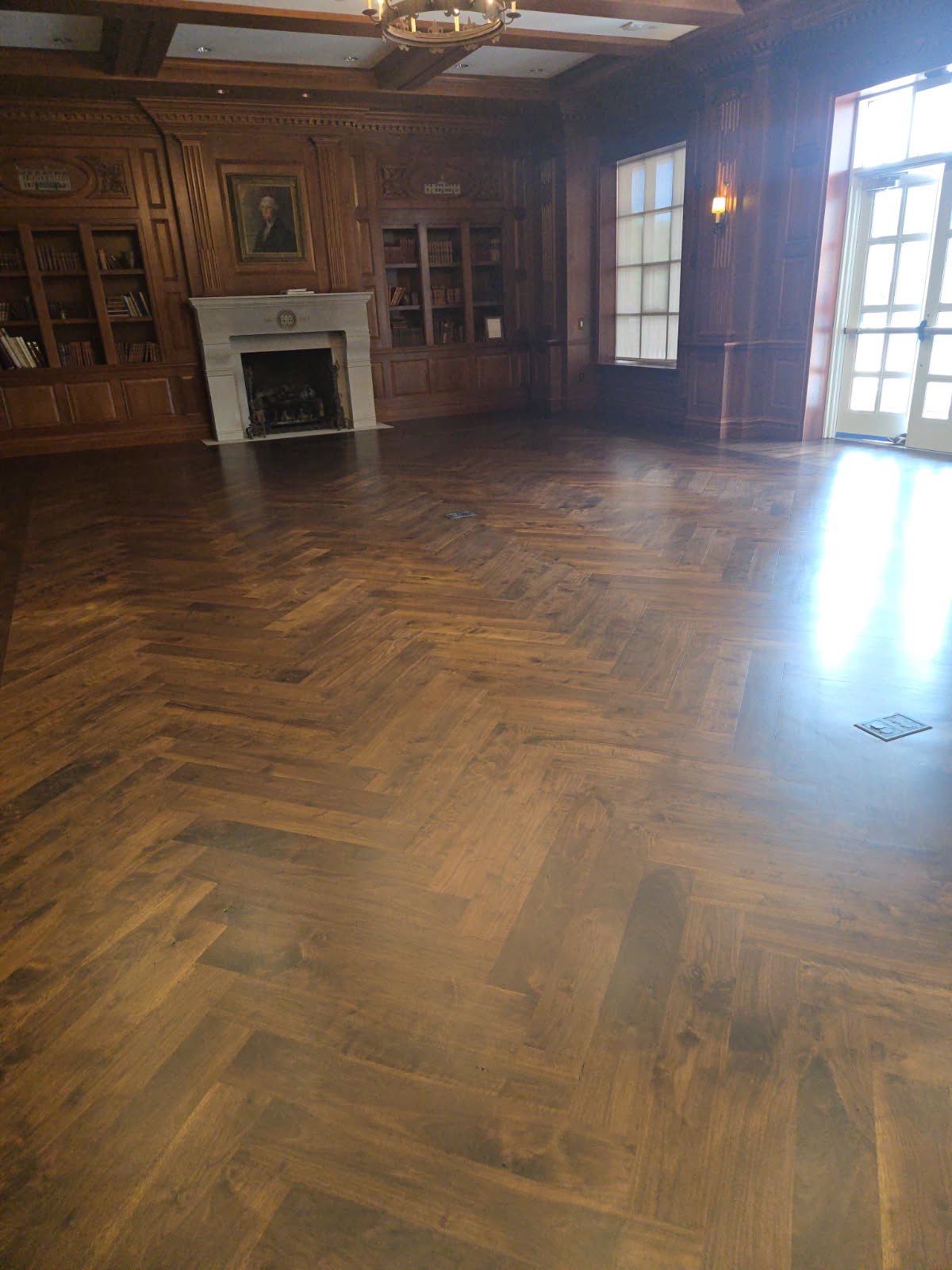 Patriotic Boys' School Refinish  by Footprints Floors of Nashville