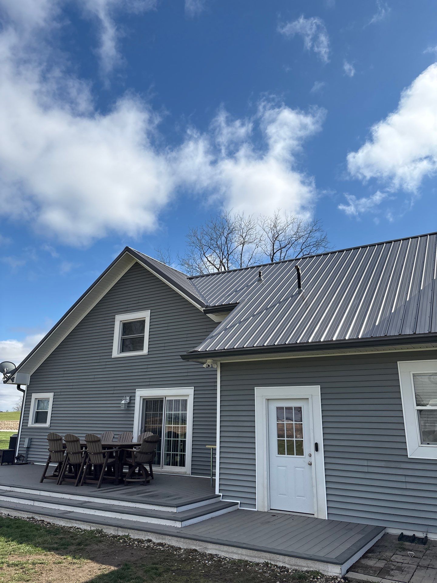 Classic Rib Metal Roofing - Charcoal by Hoel Roofing & Remodeling