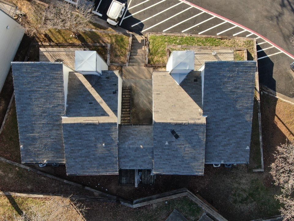Apartment Roofing Repairs using Certainteed xt25 by Becker Roofing and Exteriors