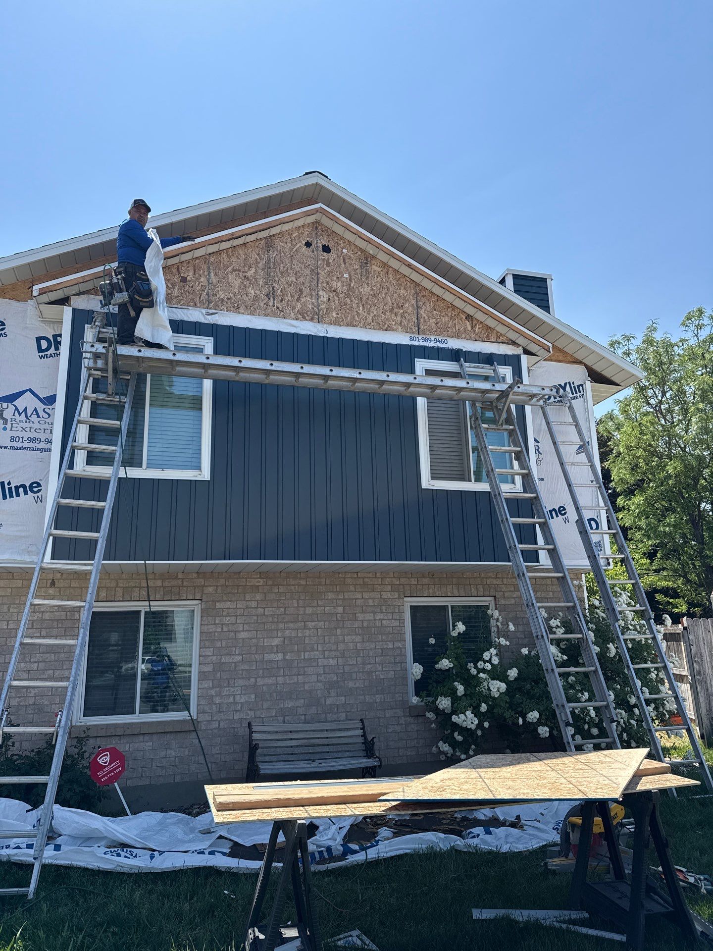 Project in Orem by Master Rain Gutters.