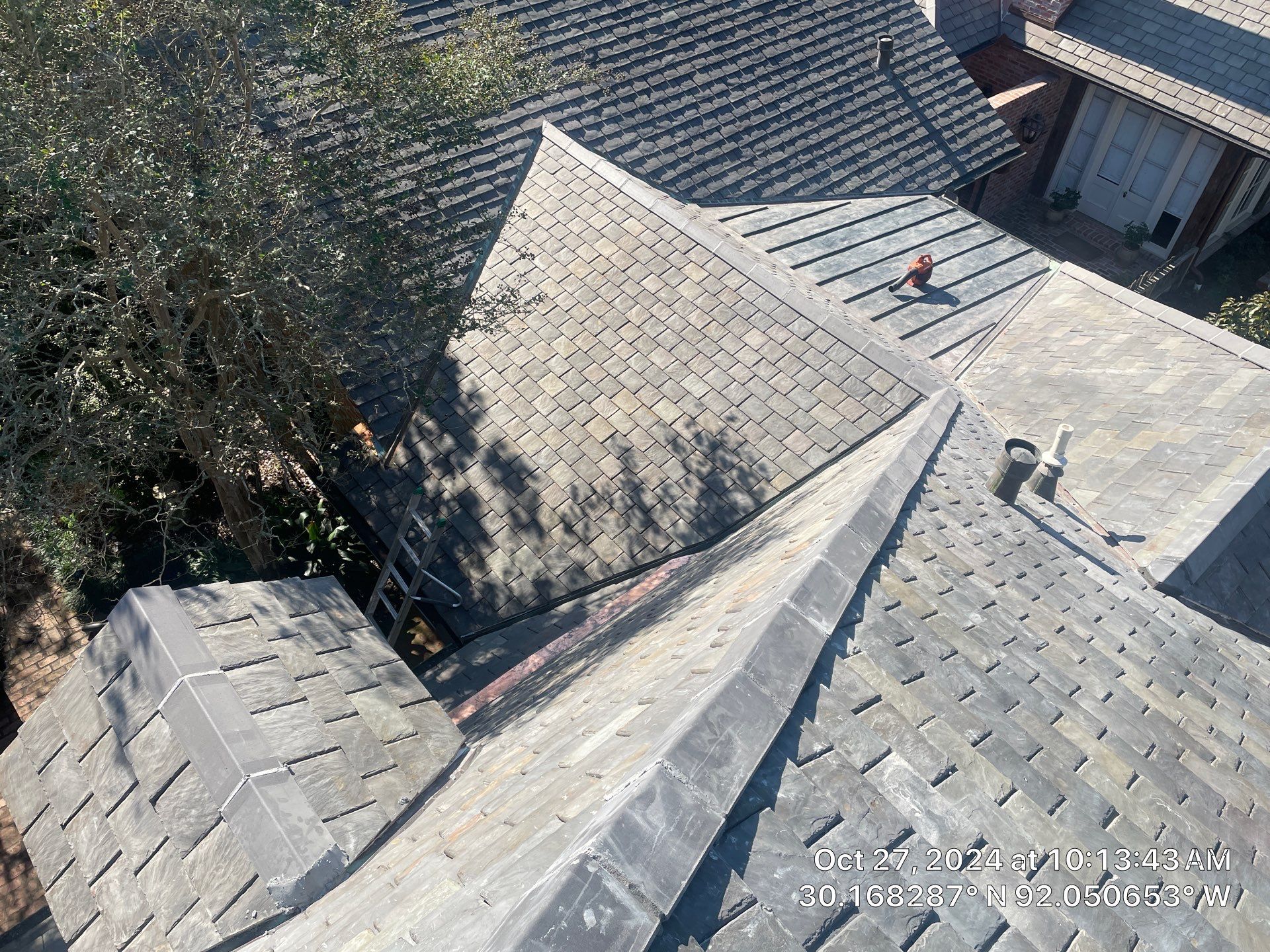 Slate Install on an A Hays Town Home by Ahm Construction LLC