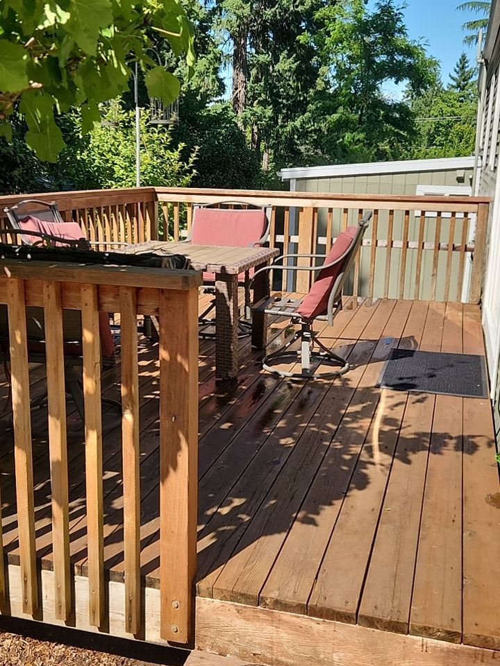 Driveway Repair using Pressure washing no chemicals by Willamette Outdoor Wash LLC