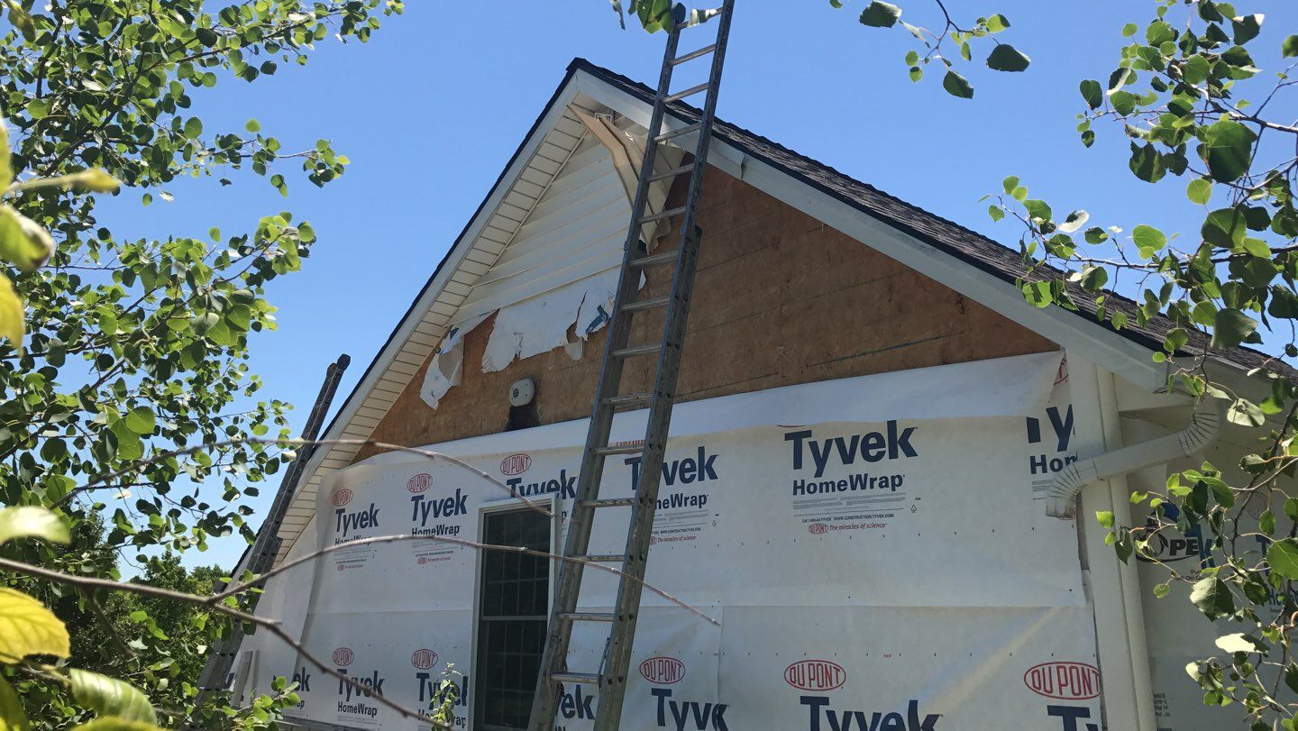 ROOF SIDING GUTTER REPLACEMENT after major Stom  using Owens Corning Duration and Alside Prodigy Siding by Gorilla Exteriors Contracting, LLC