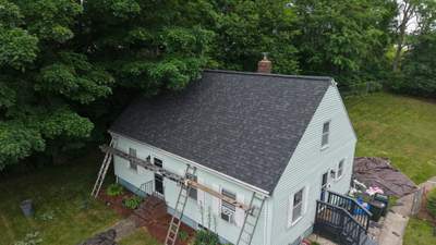 Bold New Look for a Newburyport Home — Full Roof Replacement in Onyx Black