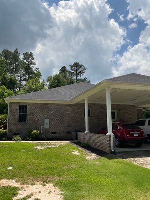 Residential Roofing Installation using Tamko Heritage lifetime shingle in Rustic Black