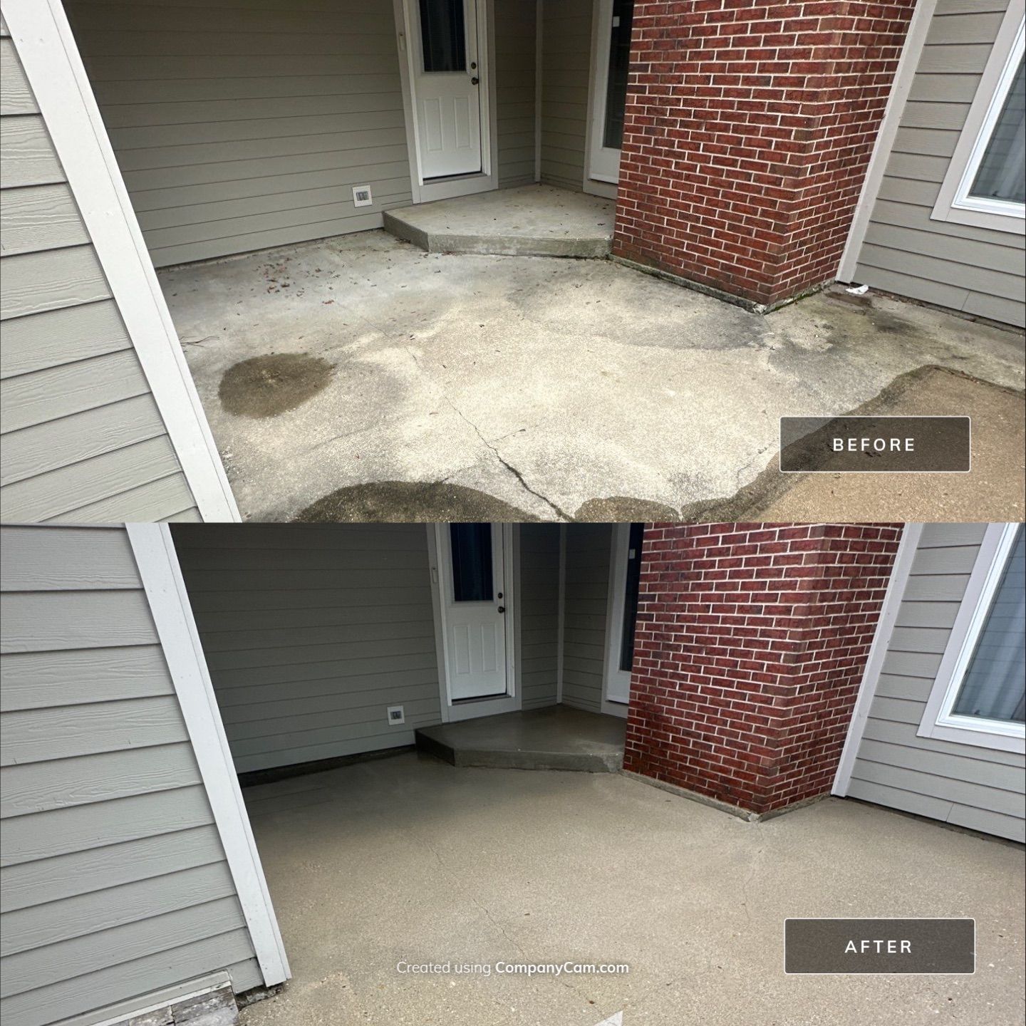 Project in Deer Park by Simmons Power & Soft Washing