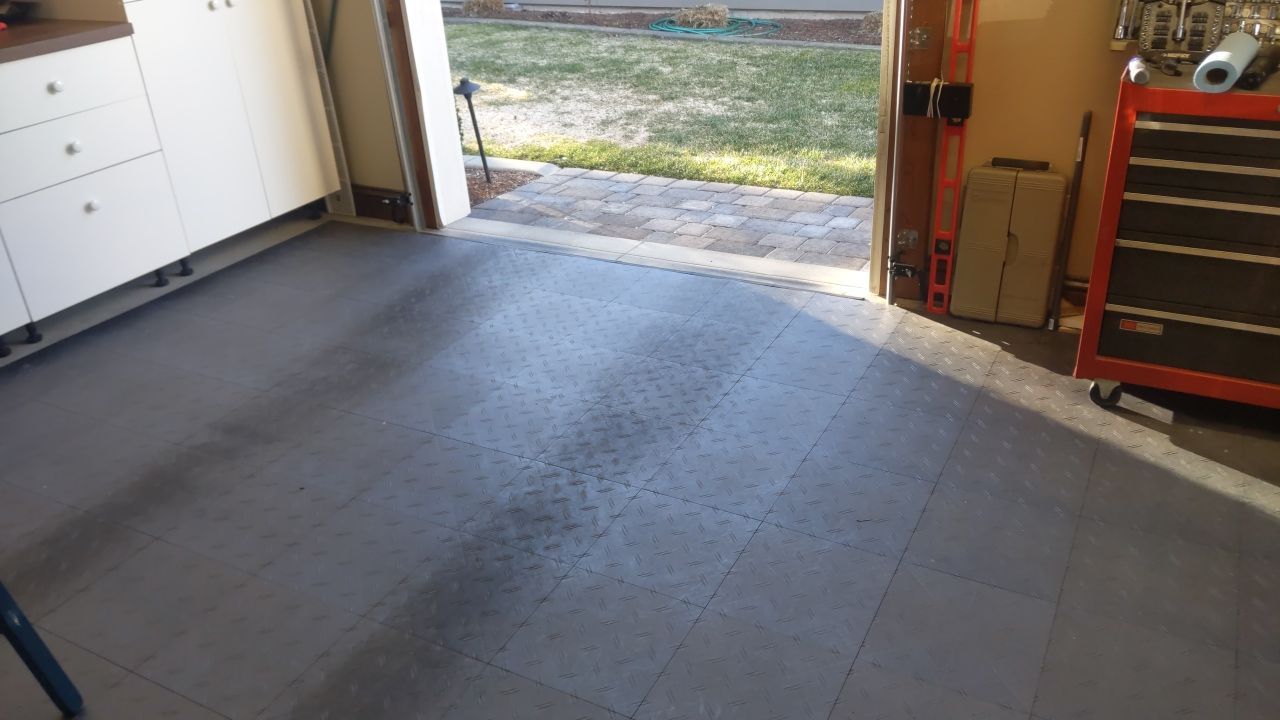 Garage Transformation using Mt Everest by Croc Coatings, LLC