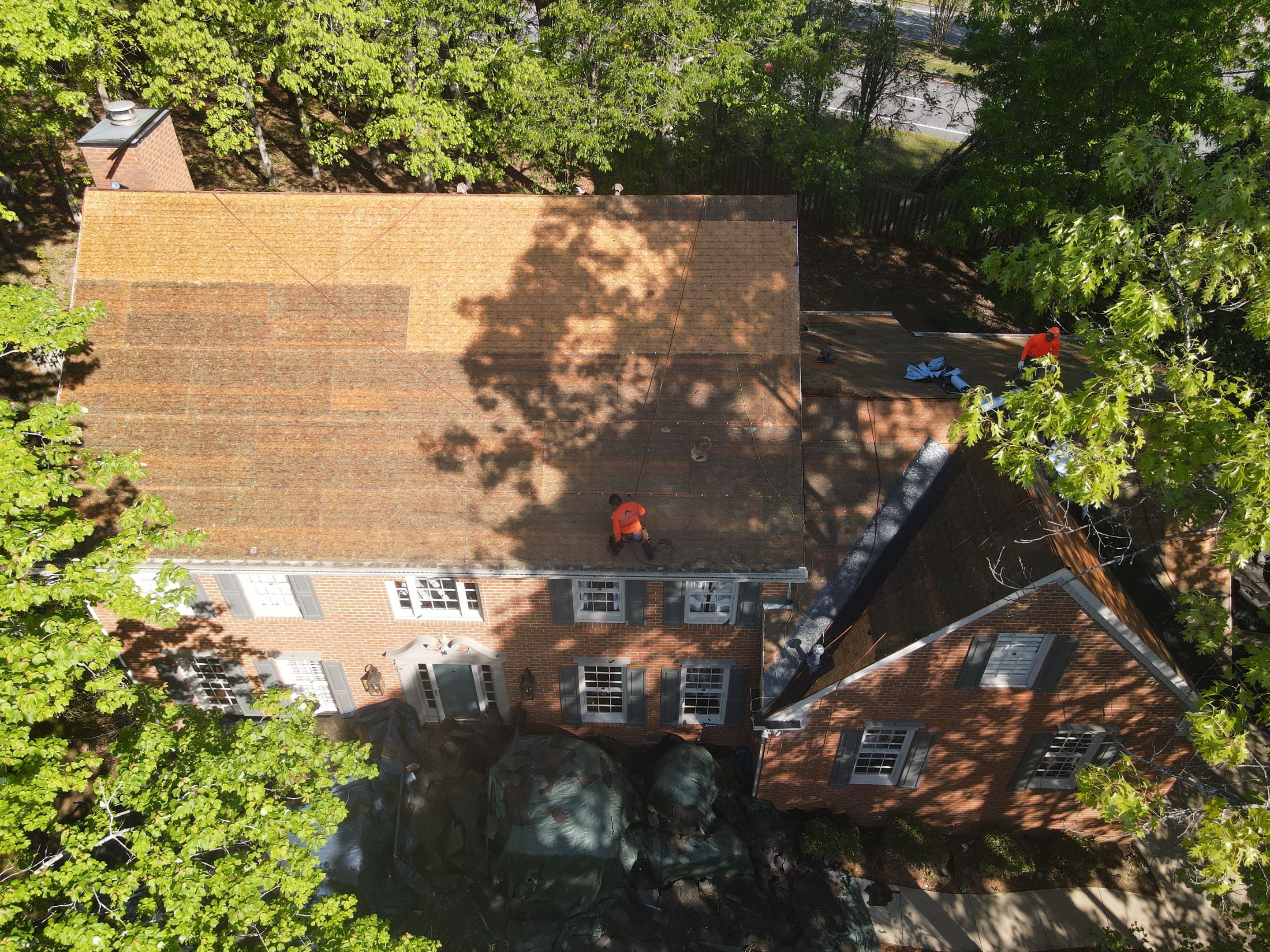 Residential Roofing Installation using Owens Corning Quary Gray by Inspector Roofing and Restoration