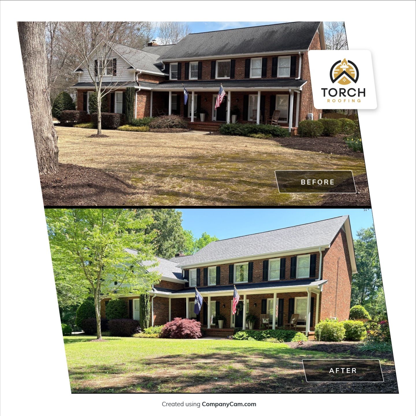 Project in Simpsonville, SC by Torch Roofing