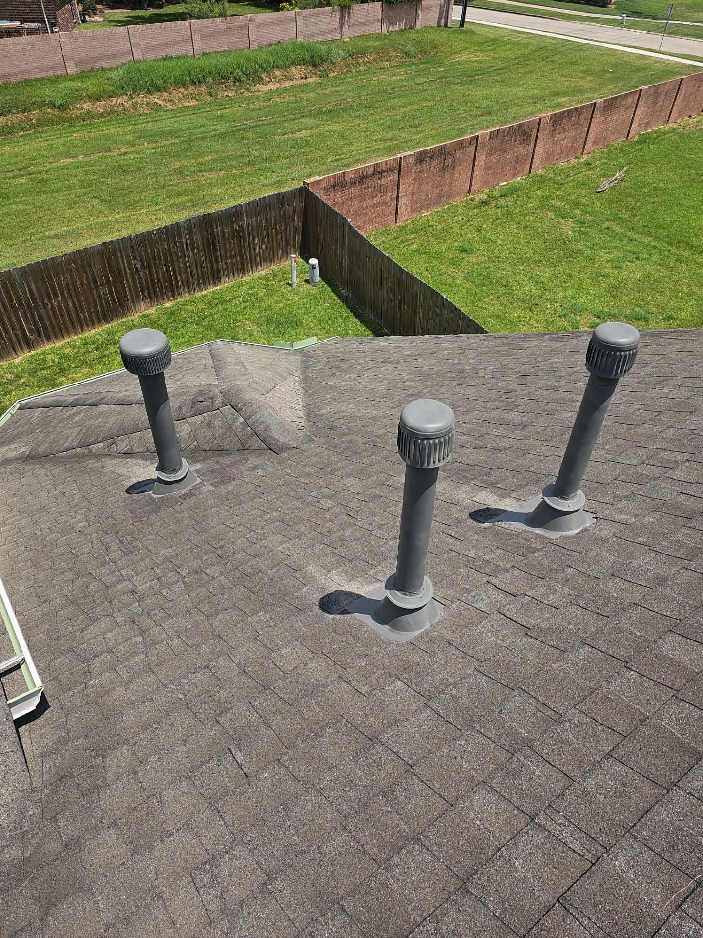 Hail Damage using Owen's Corning Duration (Lifetime) Shingles by Roof Repair Company