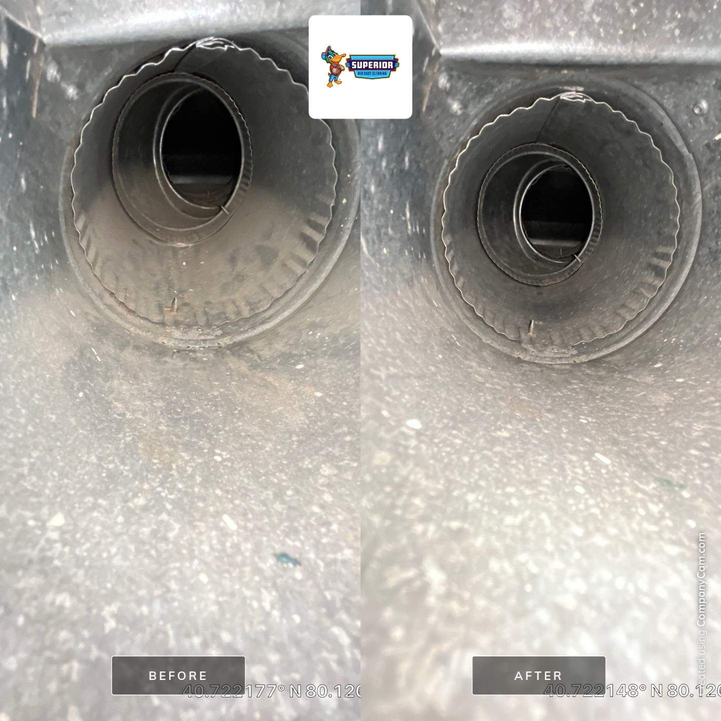 Air Duct Cleaning With a Vacuum Truck in Cranberry Twp, PA by Superior Air Duct Cleaning