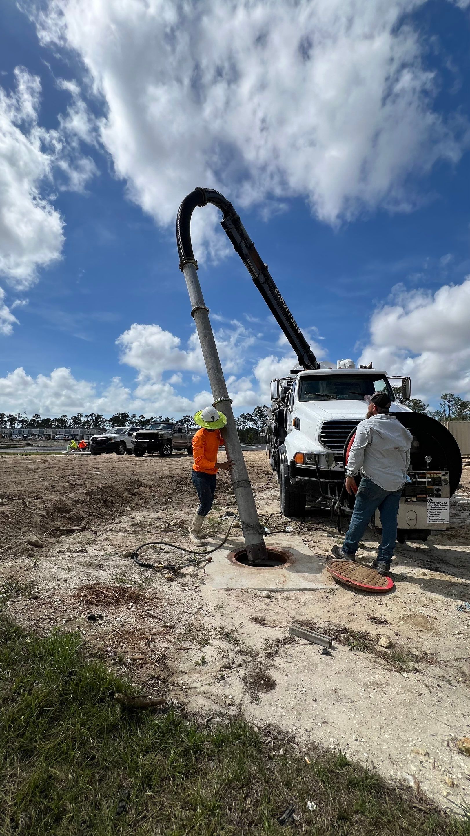 New Community Stormwater System Catch Basin Cleaning by Don Mar, Inc. Storm Water Solutions