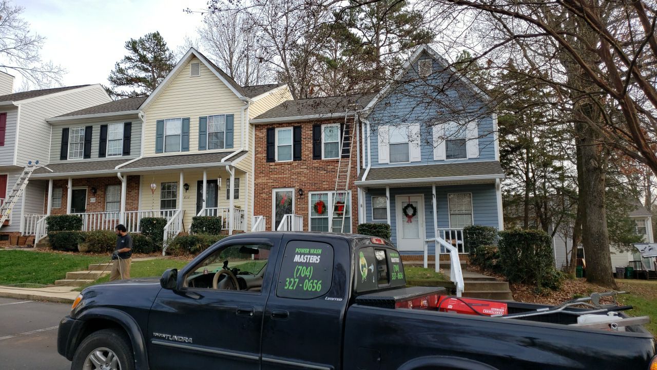 Gutter Cleaning using water by G&H Home Tech Pros LLC