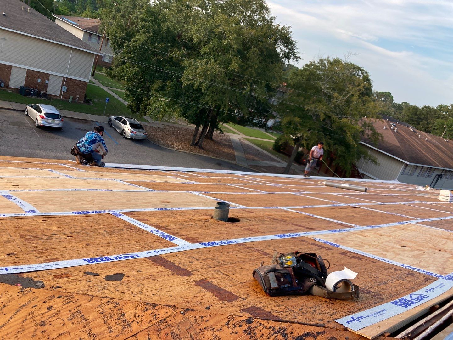 Residential Roofing Installation using Roof Replacement by American Roofing & Construction LLC