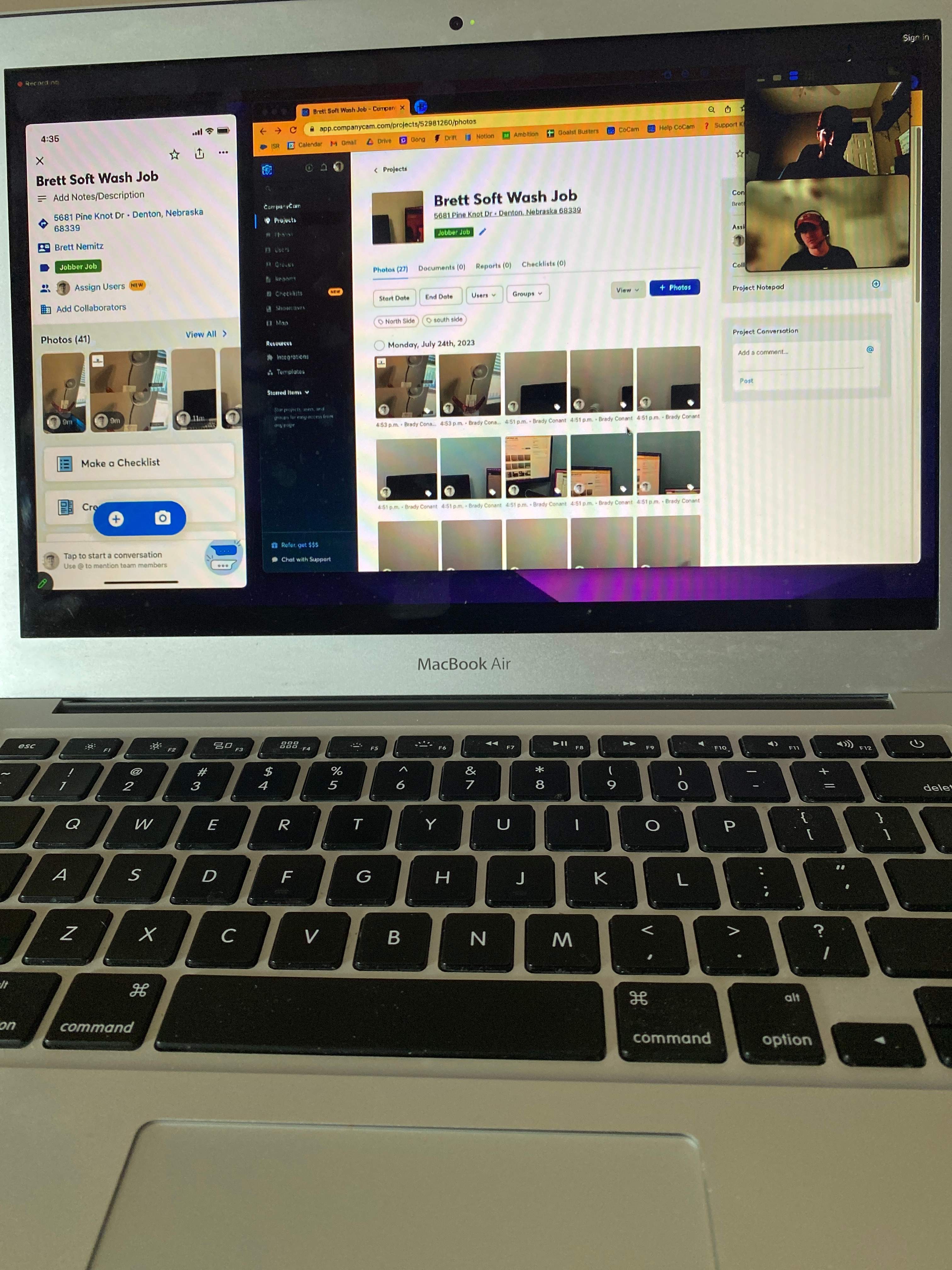 Soft Wash job Lincoln, NE by CompanyCam Sales Demo