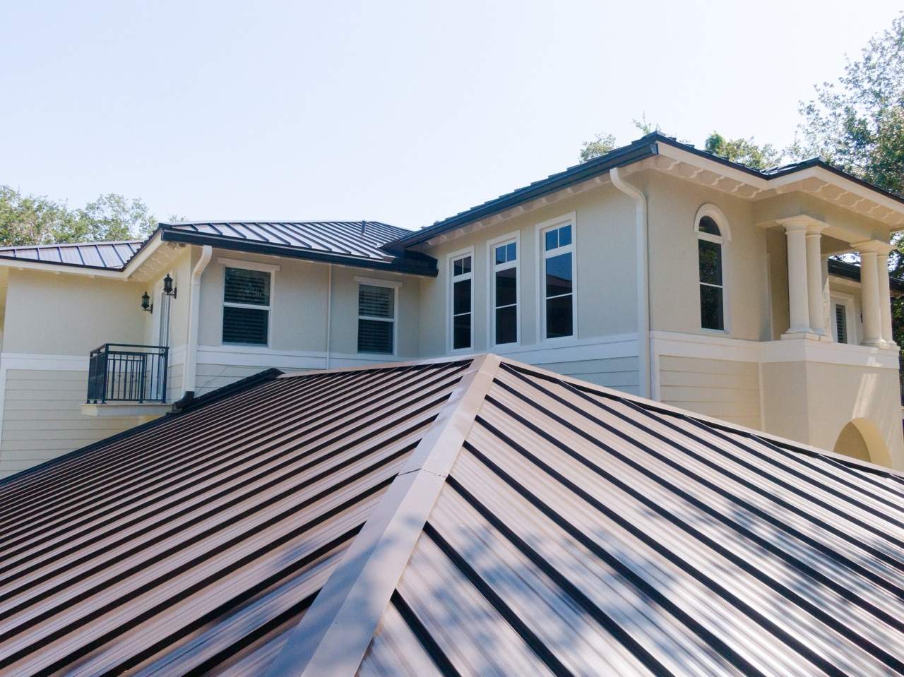 Metal Roof - Galvalume - Dark Bronze by Istueta Roofing