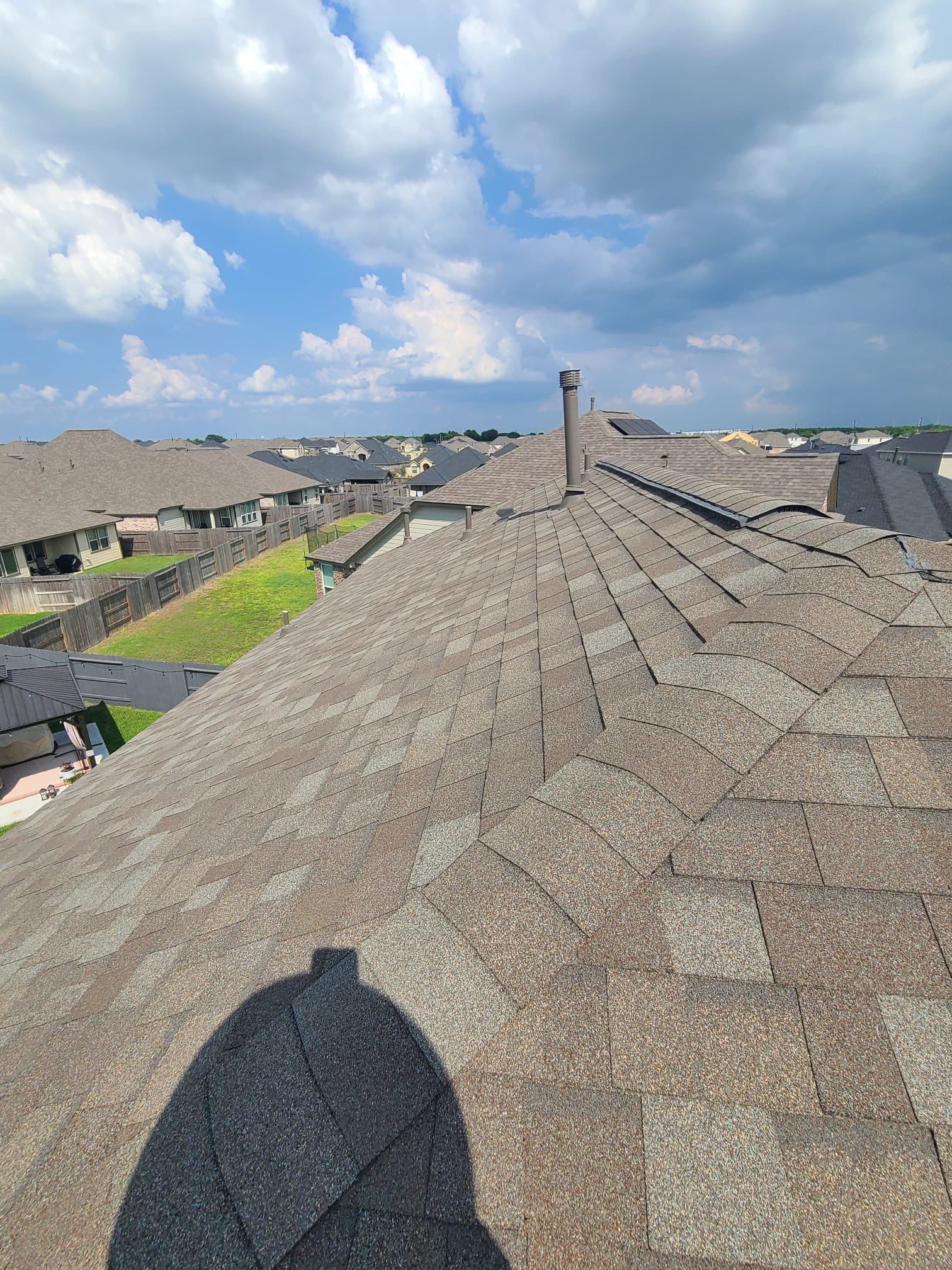 Hail Damage using Owen's Corning Duration (Lifetime) Shingles by Roof Repair Company