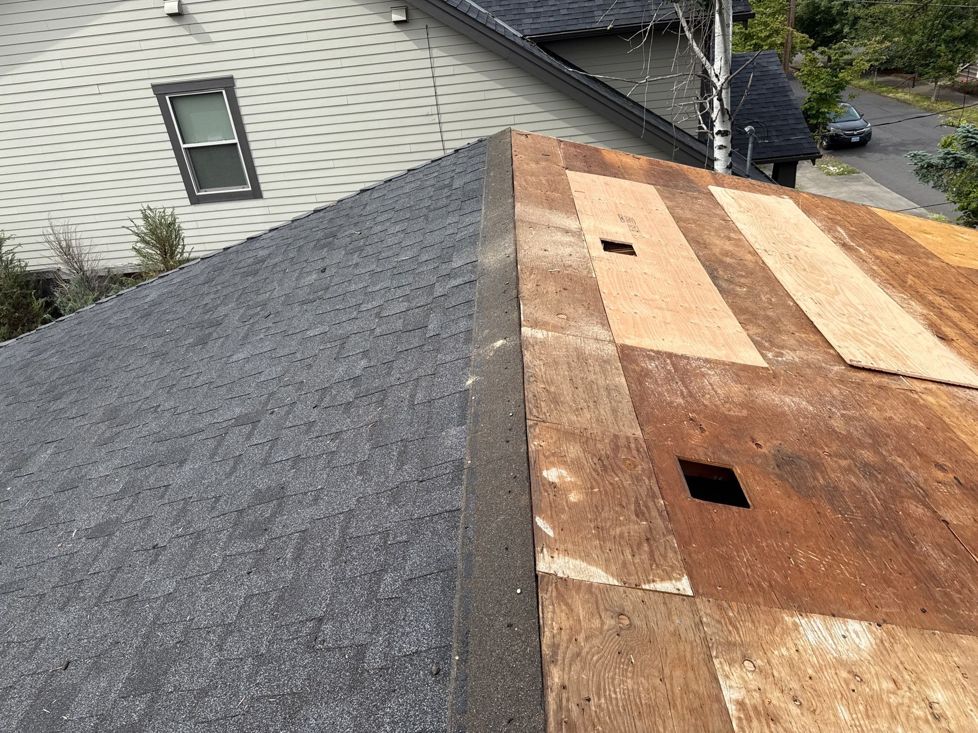 Project in Portland by Tom Leach Roofing