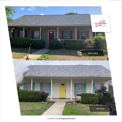 Ranch Revival: Infusing Vibrancy into Your Home's Story with a Colorful Exterior Update!