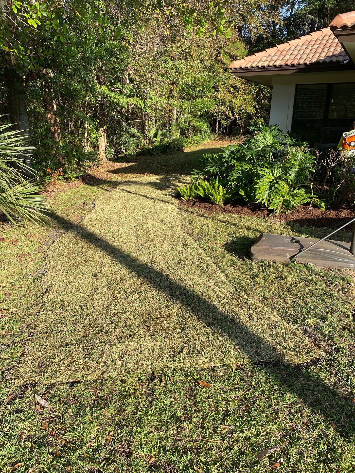 Deerwood Residence | Sod Repair & Mulch Installation  by ProGreen Services