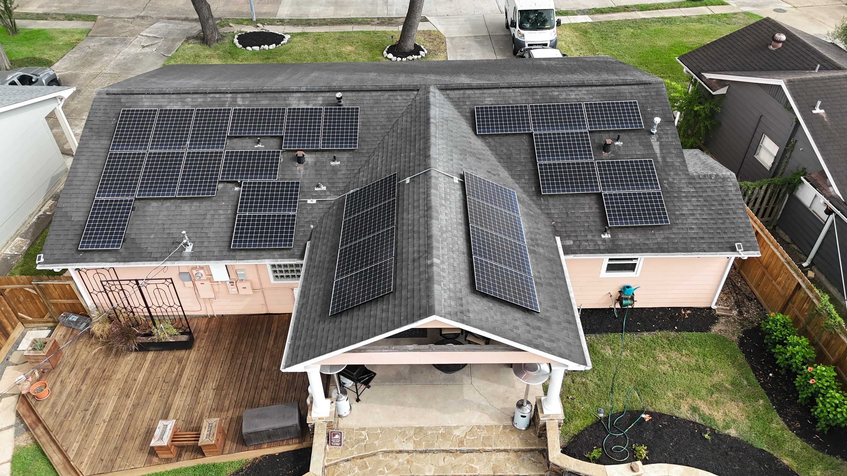 Roof Replacement and Solar Project in Houston by Roofing Technologies Unlimited