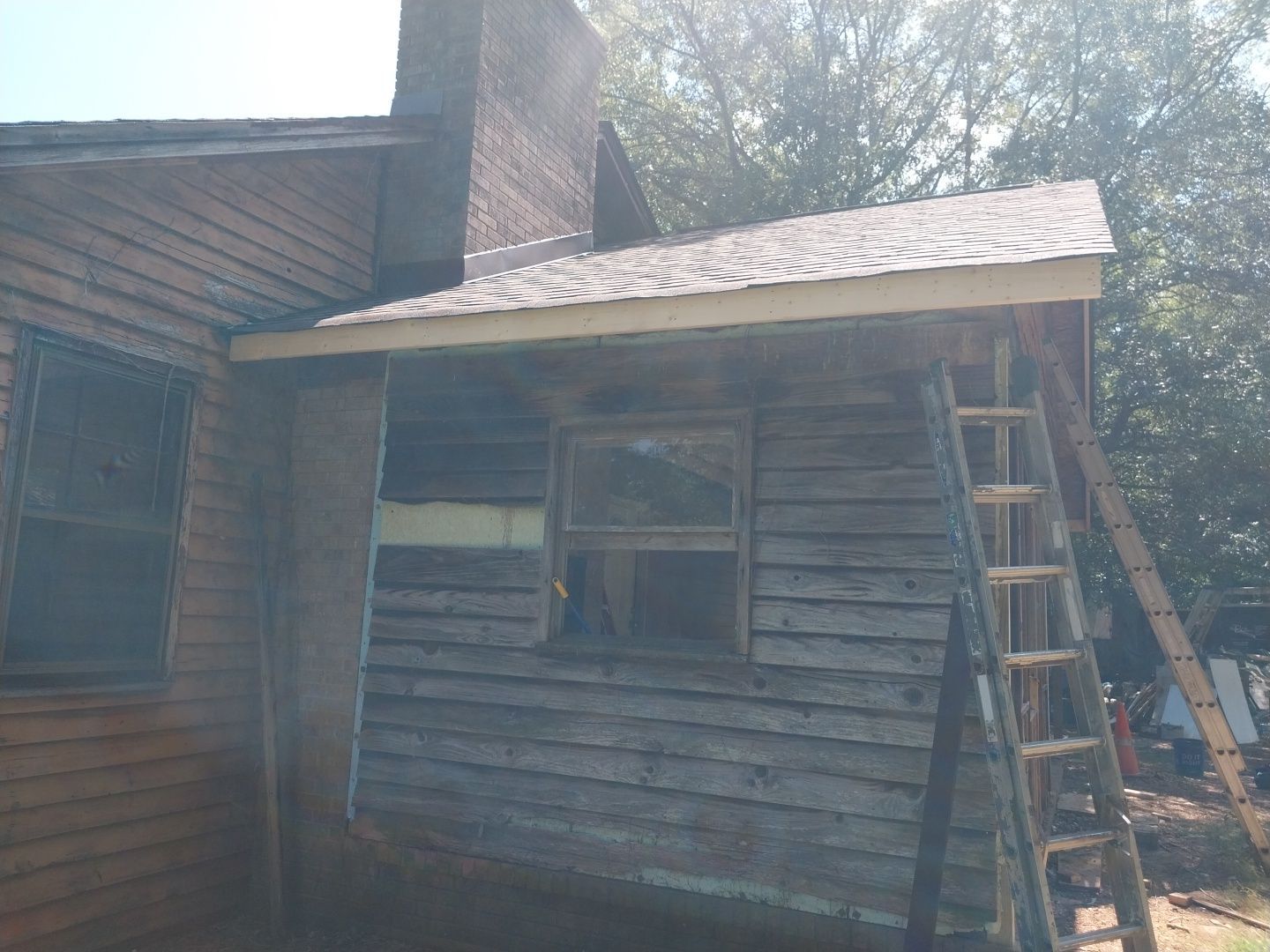 Syler roofing job by BROCK BUILDERS