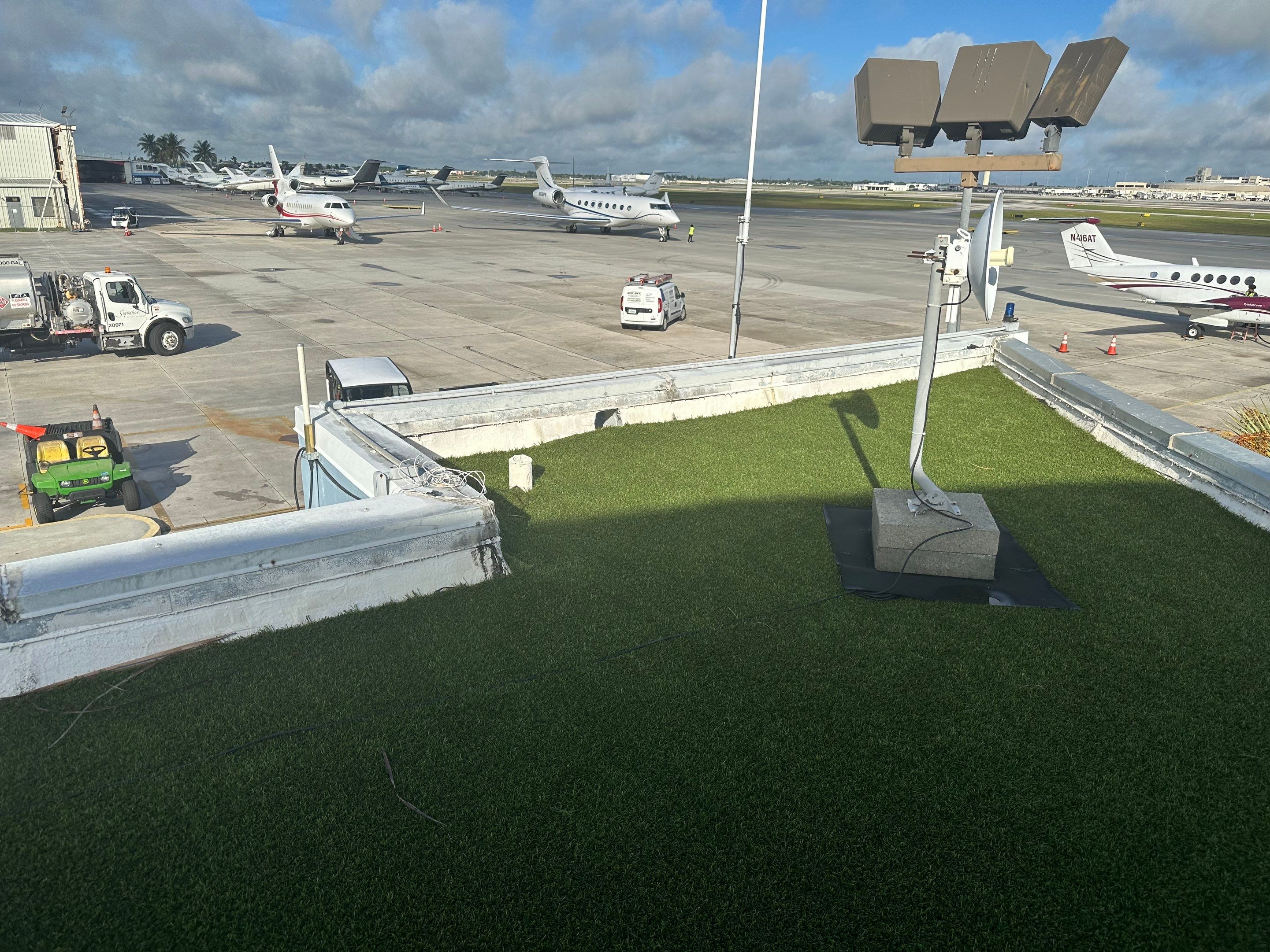 West Palm Beach Airport – Fiber Optic & Point-to-Point Wireless Bridge Network Installation by TeleCommPro